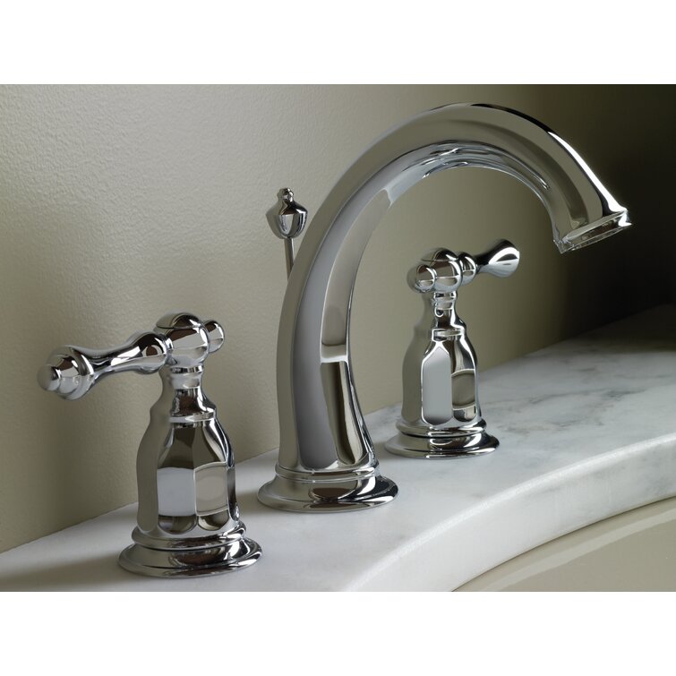 Kohler 13491-4-CP Kelston Widespread Bathroom Faucet with Drain Assembly