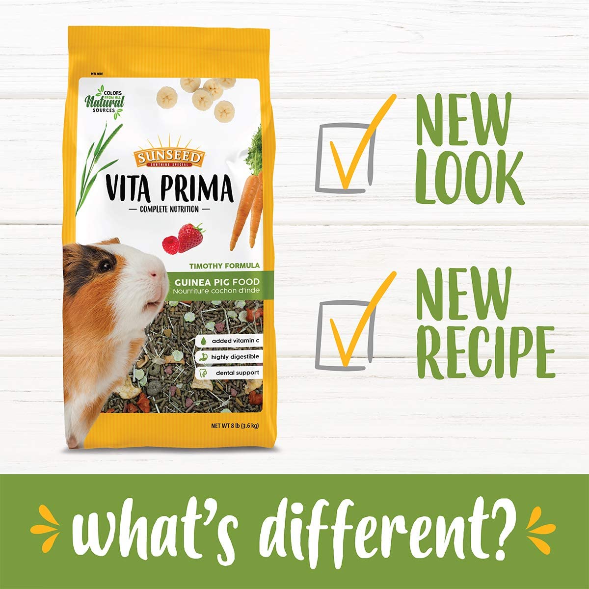 Sunseed Vita Prima Complete Nutrition Guinea Pig Food 8-Pound
