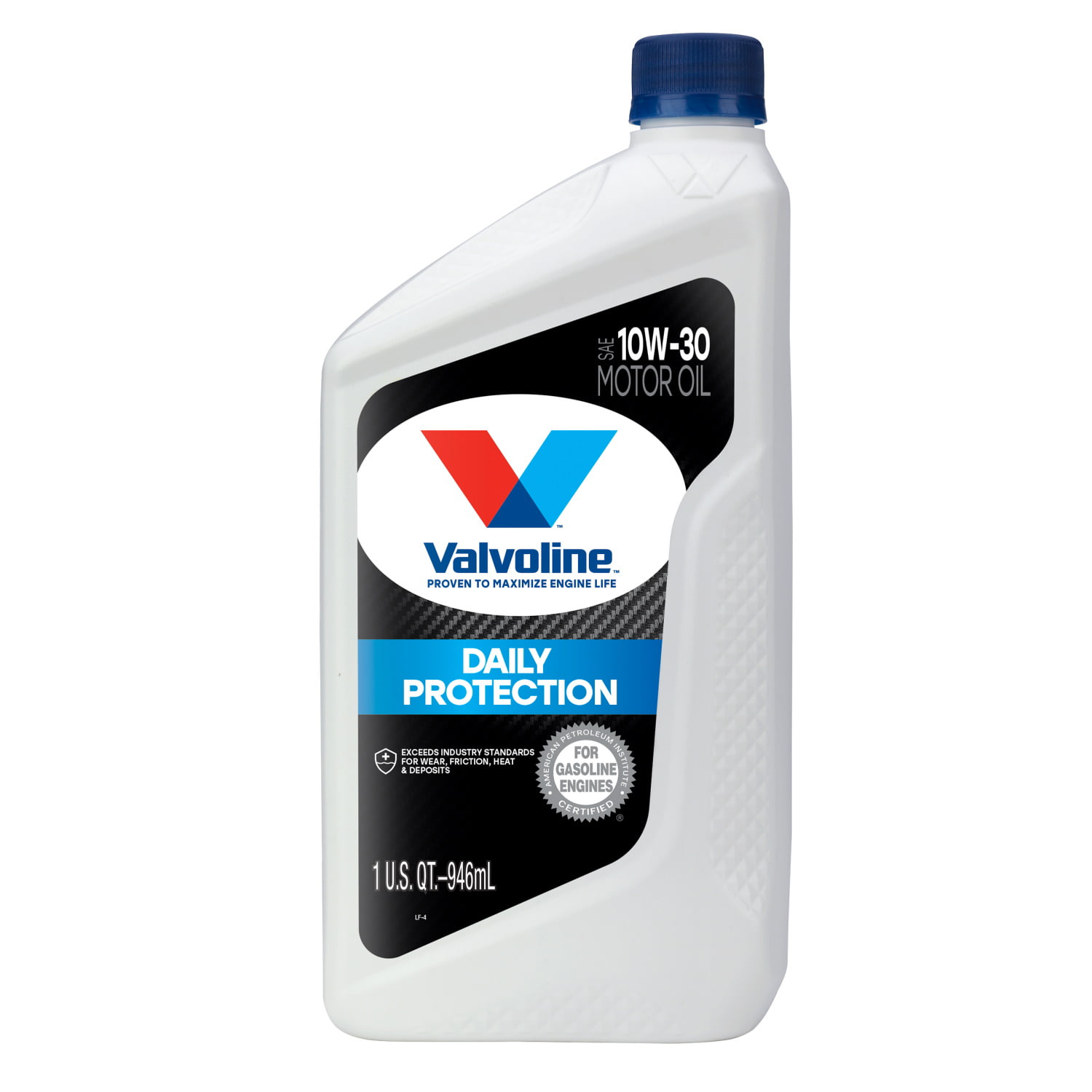 Valvoline Daily Protection 10W-30 Conventional Motor Oil 1 QT. Case of 6