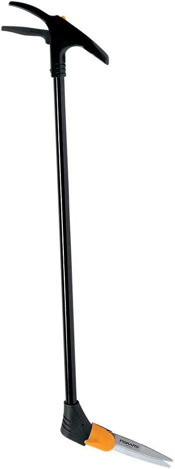 Fiskars 92107935J 36 Inch Long-Handle Swivel Rotating Grass Shears. Black/Orange