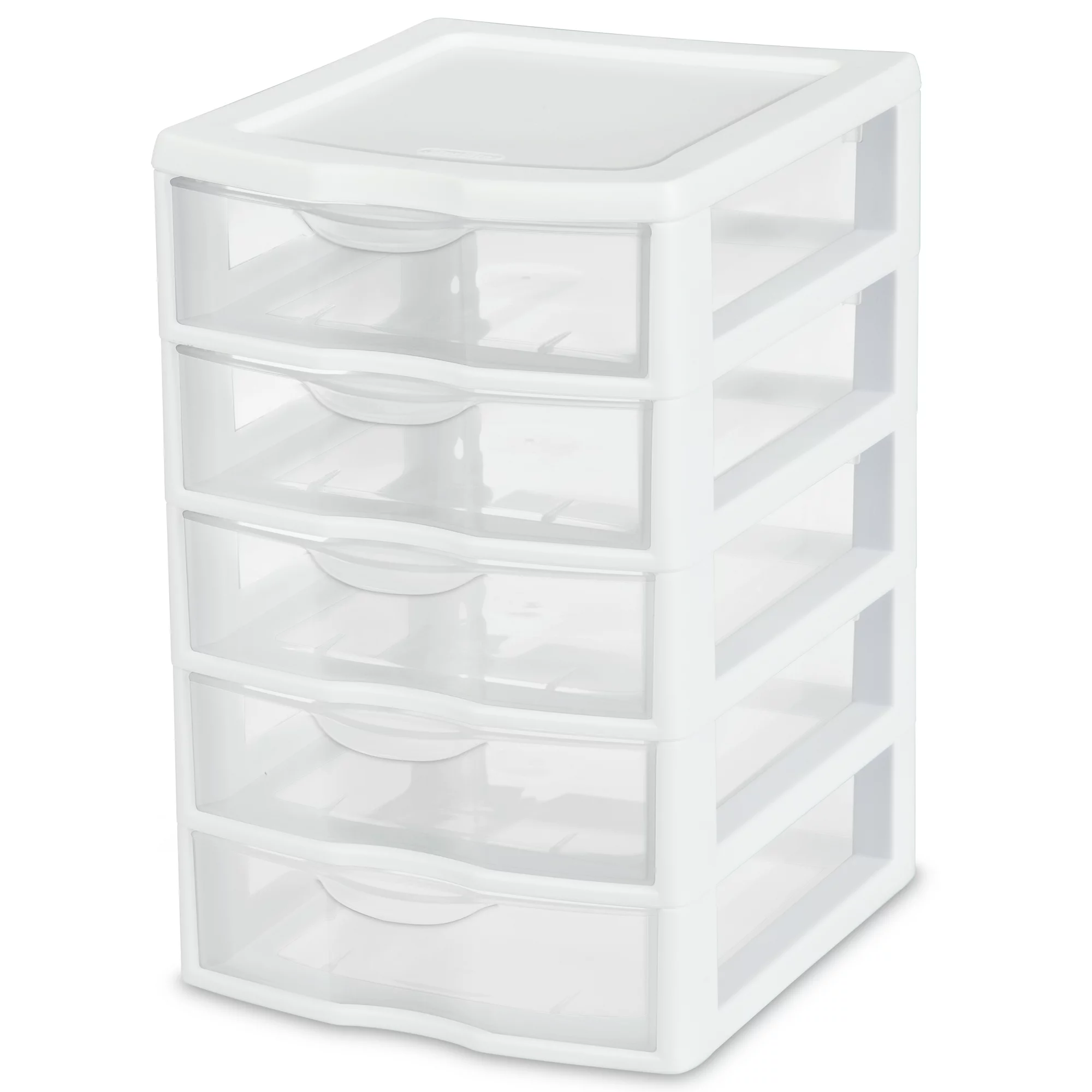 Sterilite Small 5-Drawer Unit. White