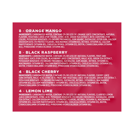 Sparkling Ice Fruit Blasters Variety Pack (17 Ounce. 24 Pack)