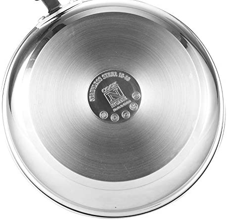 Cook N Home Professional Stainless Steel Stockpot. 5 QT. Silver