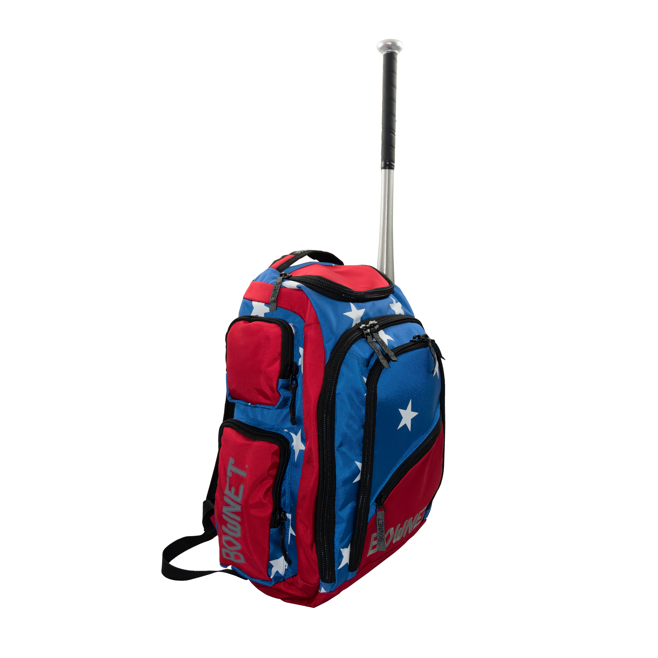 Bownet Commando Coaches Bat Bag - Holds 1 Fungo or Water Bottle  - Large Main Compartment (USA)