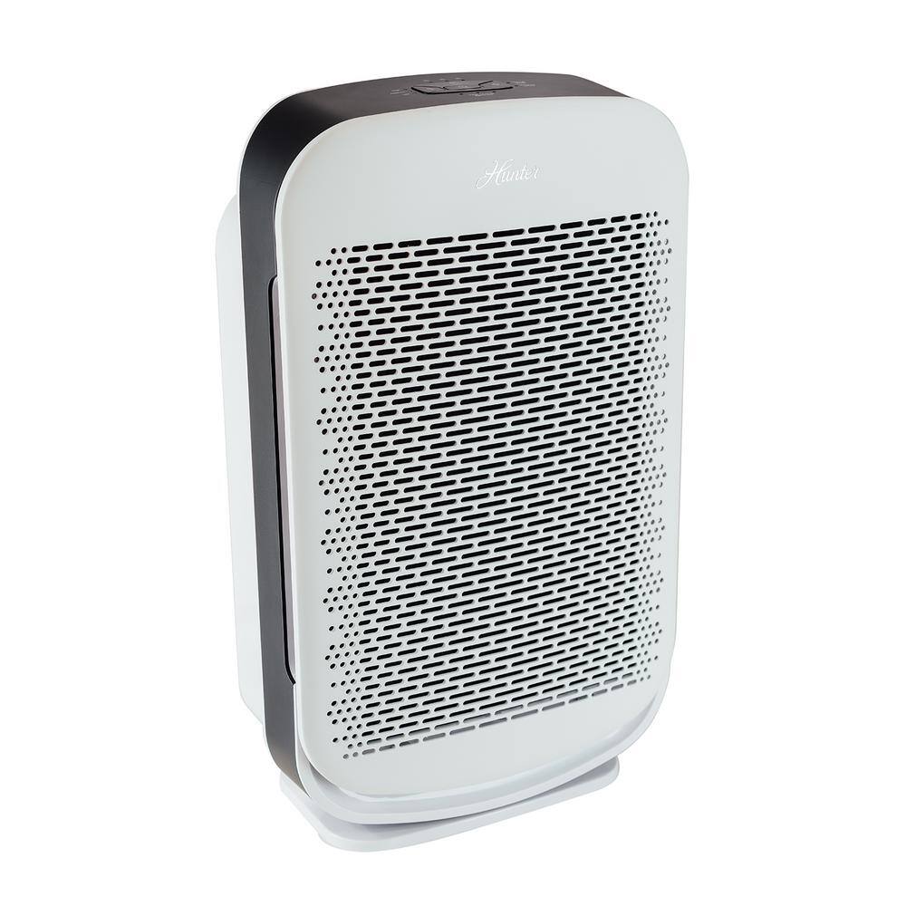 Hunter HP700WH HP700 True HEPA Medium Console Air Purifier. White