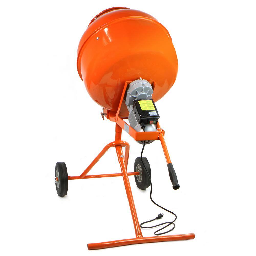 XtremepowerUS 67001-H3 5.0 cu. ft. 120-Volt 1/2 HP Heavy-Duty Commercial Electric Concrete and Cement Mixer