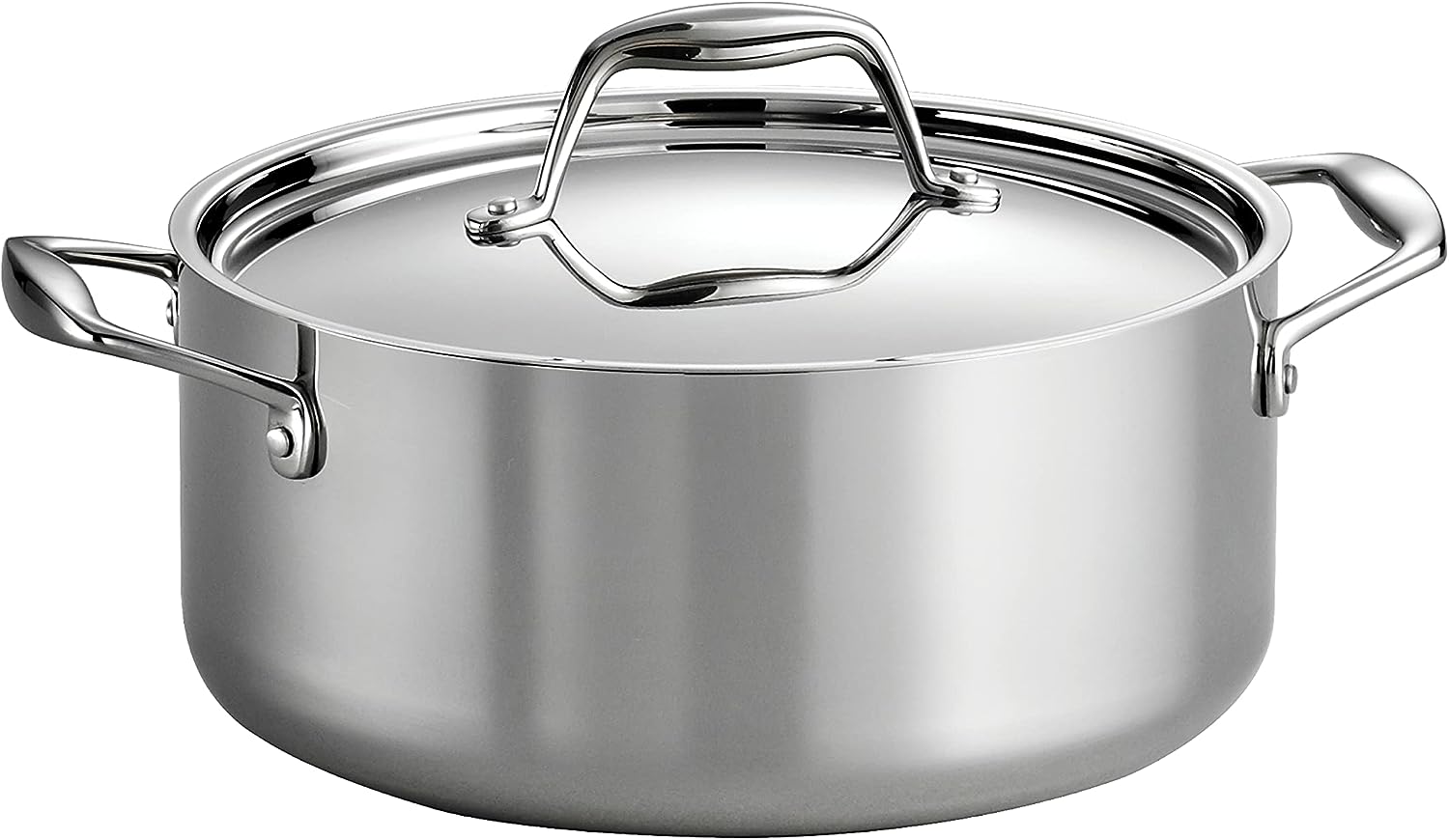 Tramontina Covered Dutch Oven Stainless Steel 5-Quart. 80116/025DS