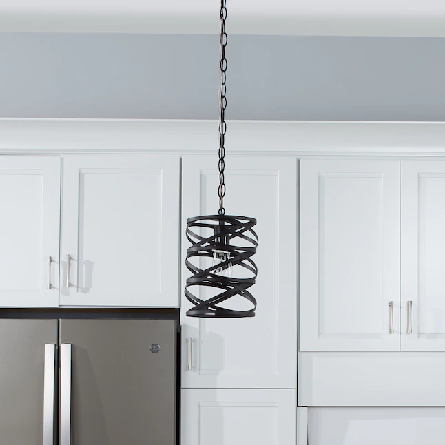 allen + roth  Winship Bronze Modern/Contemporary Cylinder Mini Pendant Light