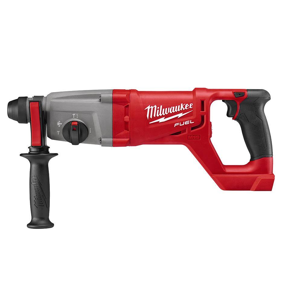 Milwaukee 2713-20 M18 FUEL 18V Lithium-Ion Brushless Cordless 1 in. SDS-Plus D-Handle Rotary Hammer (Tool-Only)