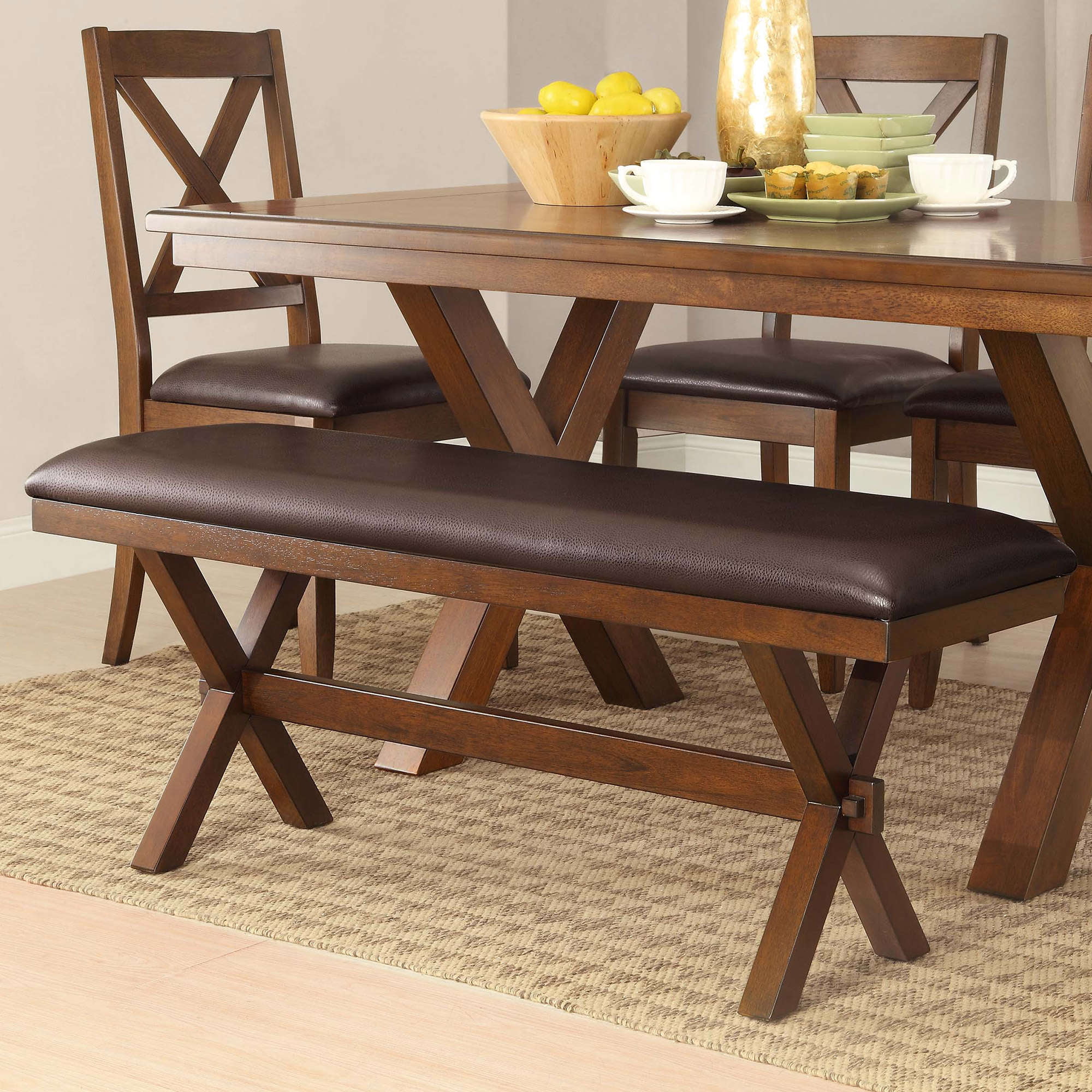 Better Homes & Gardens Maddox Bench. Espresso