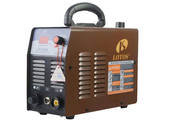 Lotos 35 Amp Compact Inverter Plasma Cutter for Metal. 110V/120V Standard Wall Plug. 2/5 inch Clean Cut
