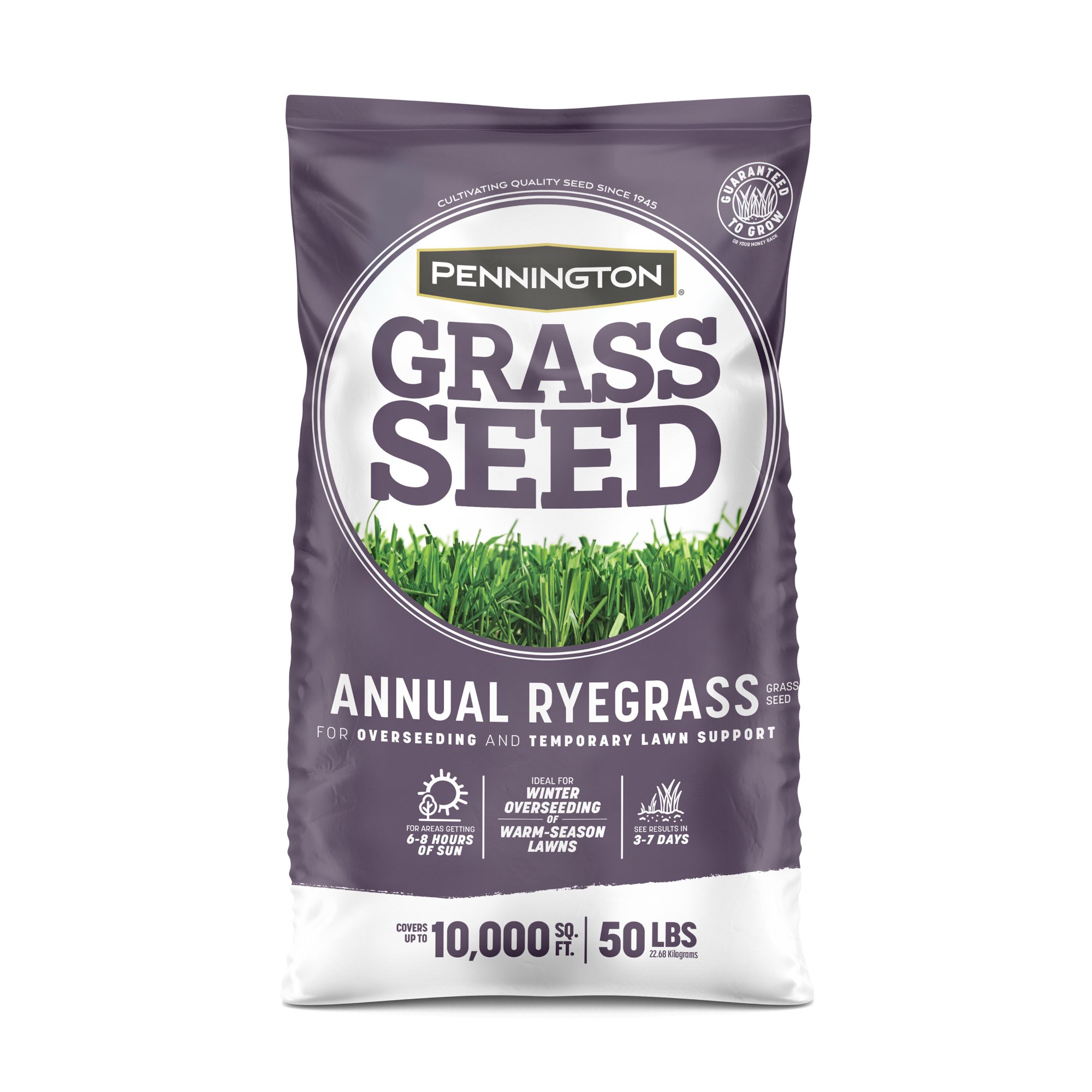 Pennington Annual Ryegrass Grass Seed. 50 lb