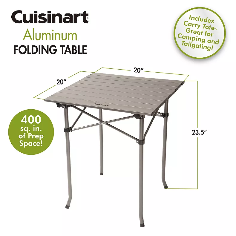 Cuisinart Aluminum Folding Table