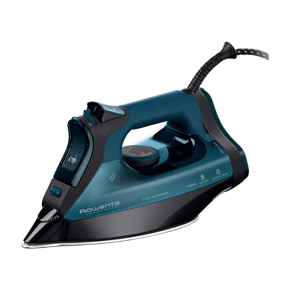 Rowenta DW7180 Everlast Anti-Calc Steam Iron Stainless Steel Soleplate With Auto-Off. 1750W