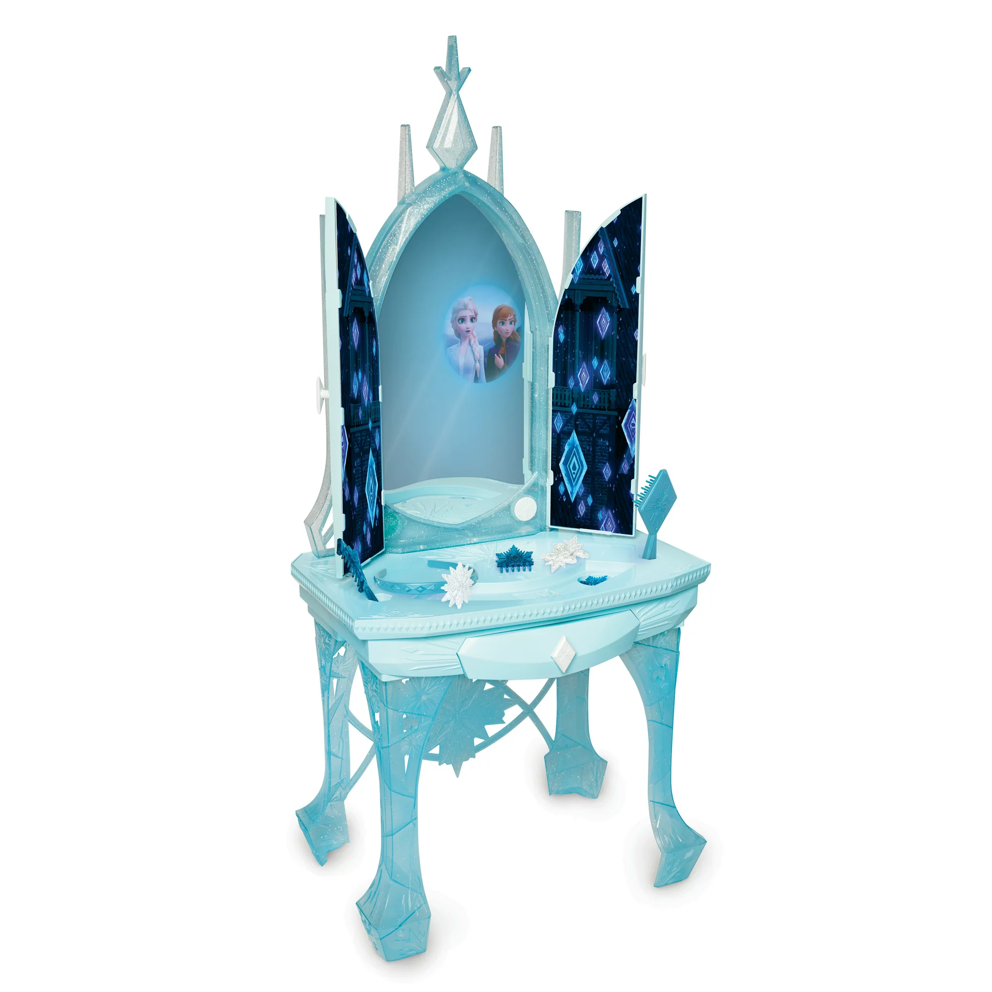 Frozen 2 Disney Frozen 2 Elsa-s Enchanted Ice Vanity. Includes Lights