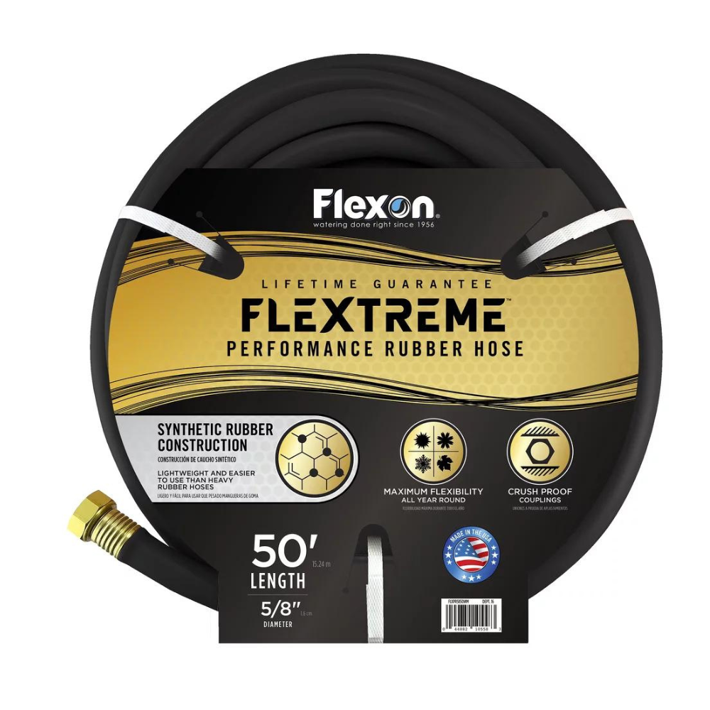 Flexon 5/8 inch x50 foot FLEXTREME Performance Rubber Hose