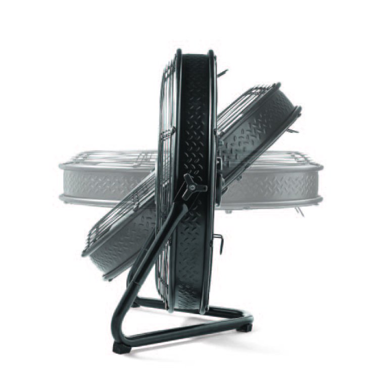 Mainstays 20-Inch High Velocity Drum Fan with Wall Mount Bracket. Black
