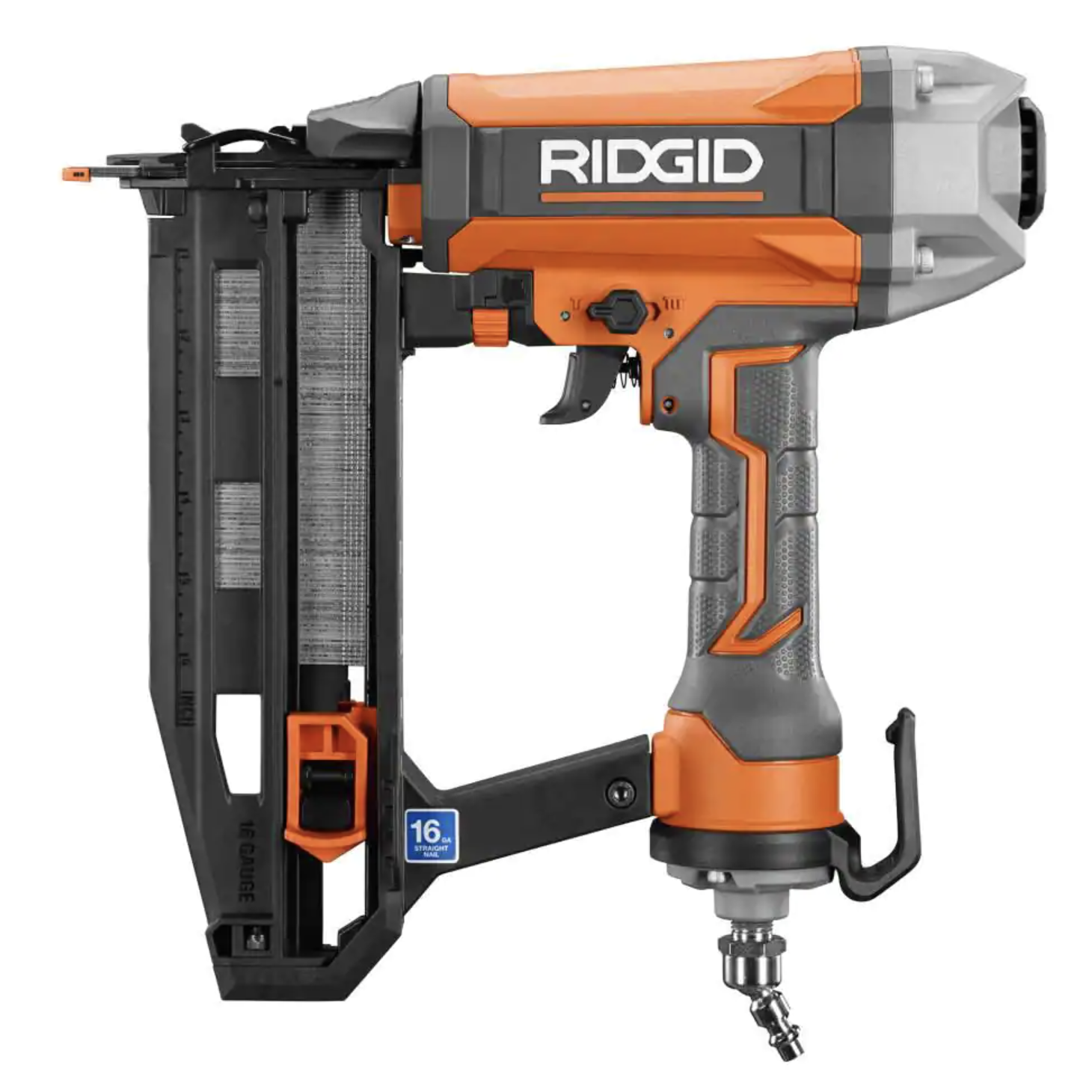 Ridgid R250SFF Pneumatic 16-Gauge 2-1/2 in. Straight Finish Nailer with Clean Drive Technology