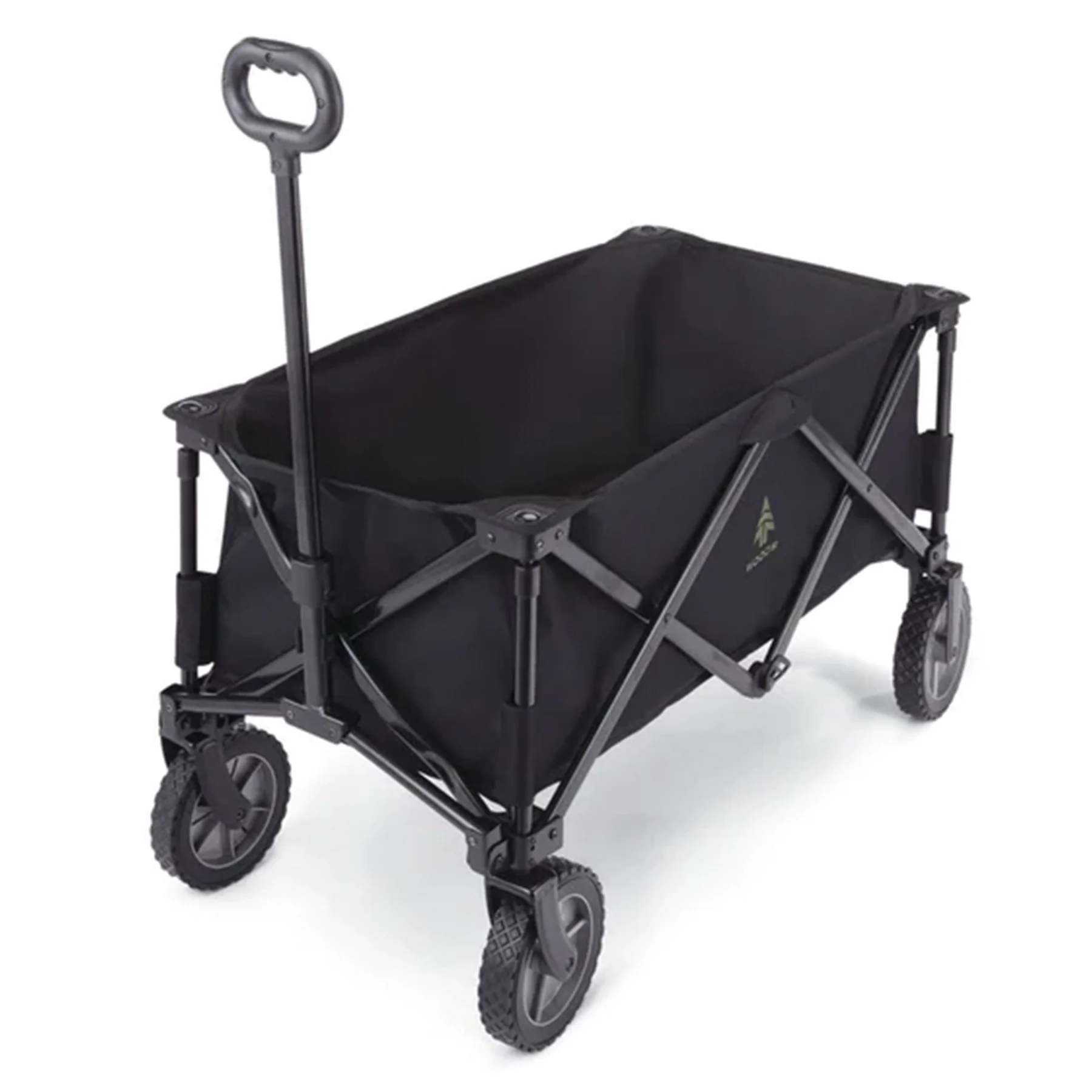 Woods Outdoor Collapsible Utility Standard Wagon with 150 Pound Capacity. Black