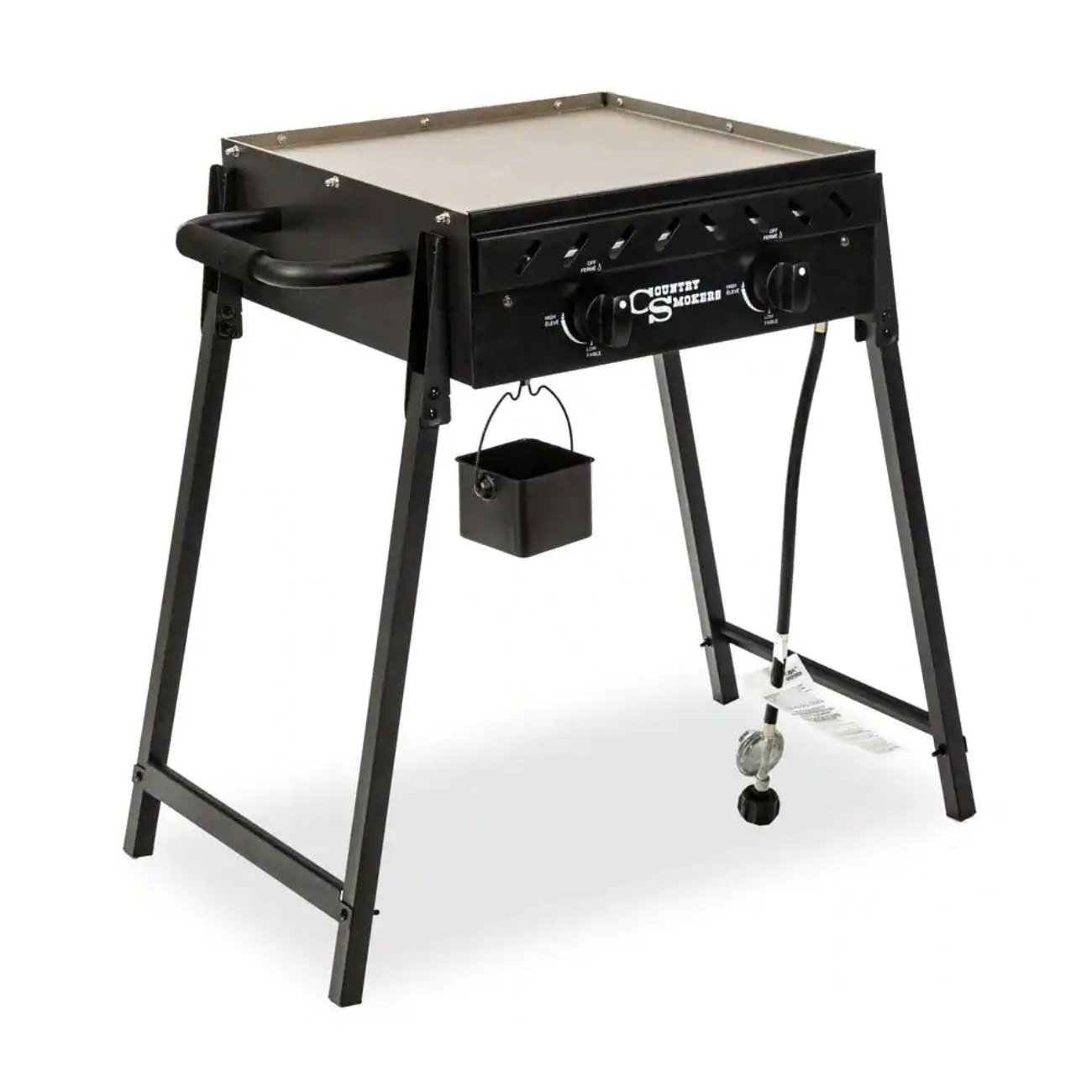 Country Smokers The Plains-Horizon 373 Sq. In. 2-Burner Portable Gas Griddle Cooking Space In Black