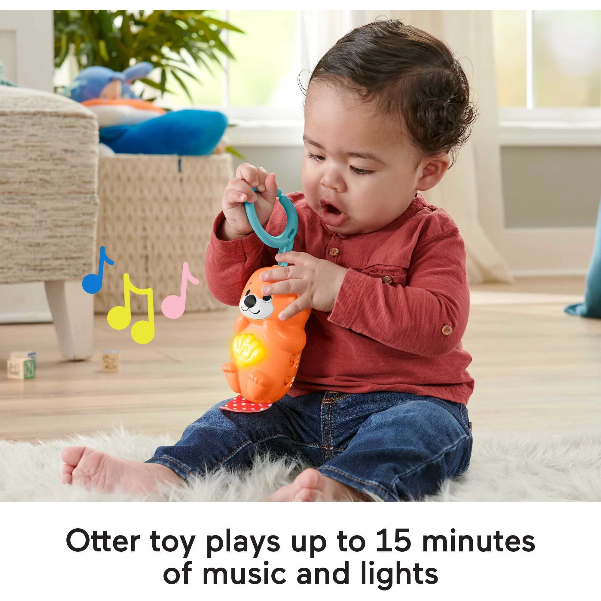 Fisher-Price 3-in-1 Baby Gym Playmat with Sensory Toys Lights and Sounds
