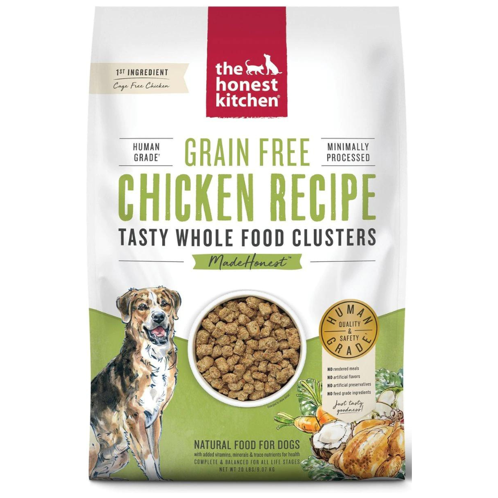 The Honest Kitchen Grain-Free Chicken Whole Food Clusters Dry Dog Food