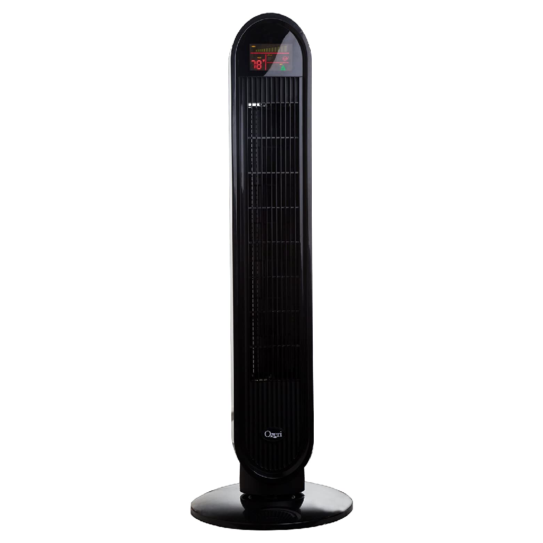 Ozeri 360 Oscillation Tower Fan with Micro-Blade Noise Reduction Technology