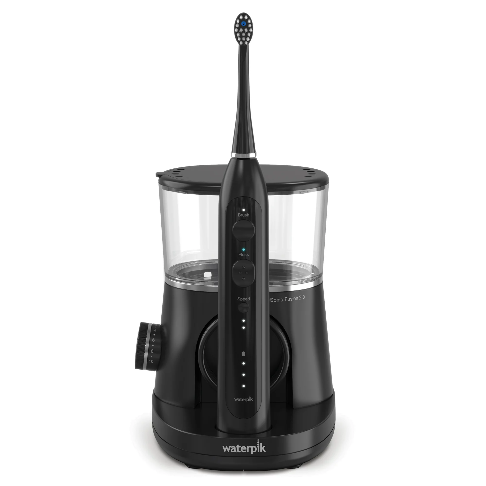 Waterpik Sonic-Fusion 2.0 Flossing Toothbrush. Electric Toothbrush & Water Flosser Combo. Black