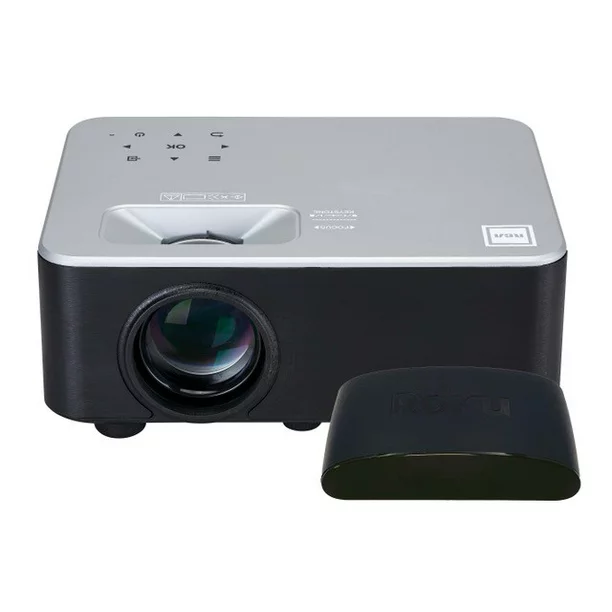 RCA 720p LCD/LED Home Theater Projector (includes Roku Express Streaming Player)(RPJ133)