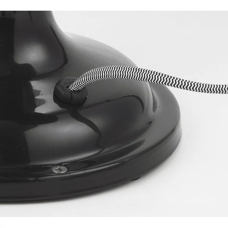 Better Homes & Gardens 12” Retro 3-Speed Metal Table Fan. Black