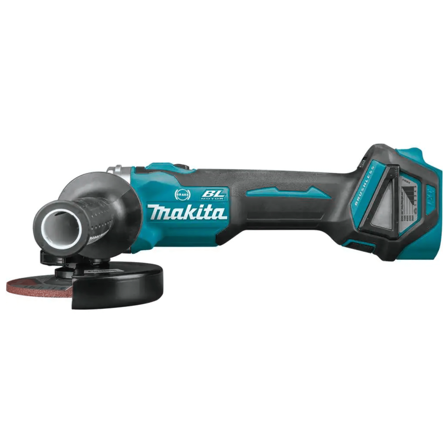 Makita 18-Volt LXT Brushless 4-1/2 in. / 5 in. Cordless Cut-Off/Angle Grinder with Electric Brake. Tool Only (XAG16Z)