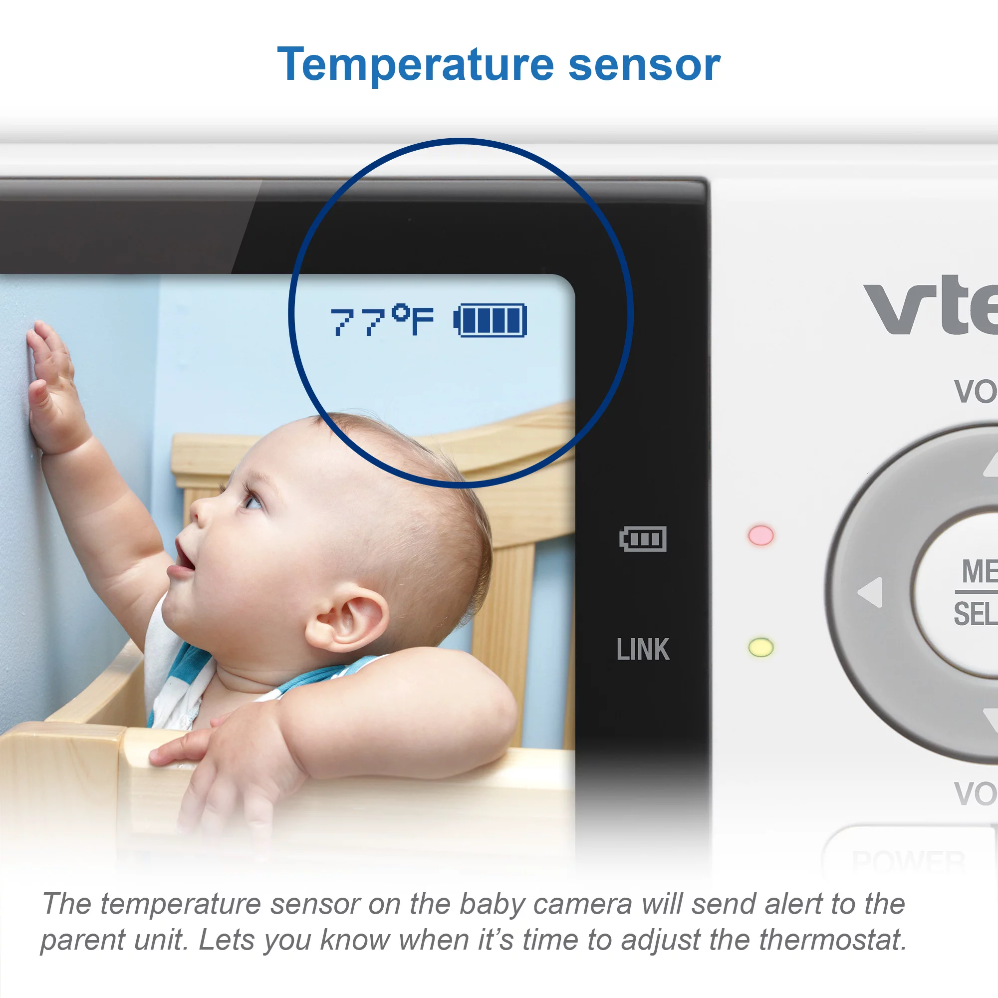 VTech VM3254 Fixed Camera Baby Monitor