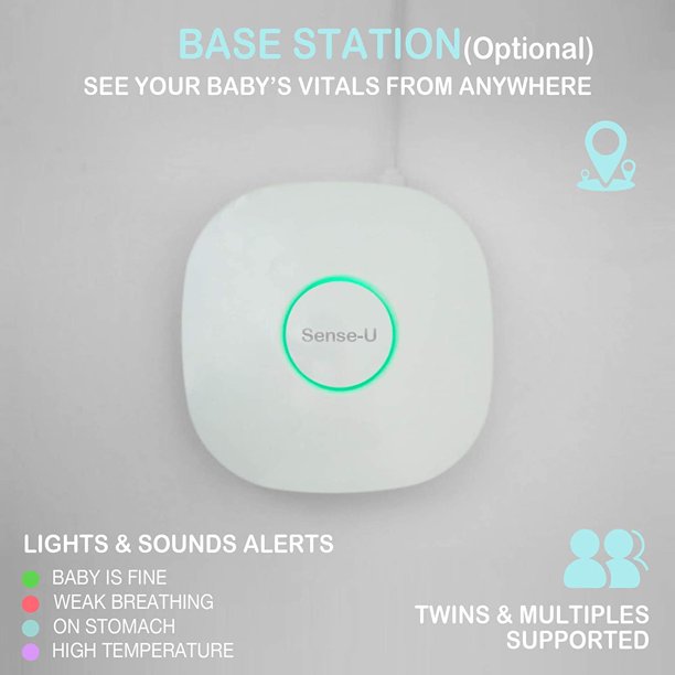 Sense-U Baby Breathing & Rollover Movement Monitor: Alerts You For No Breathing. Stomach Sleeping