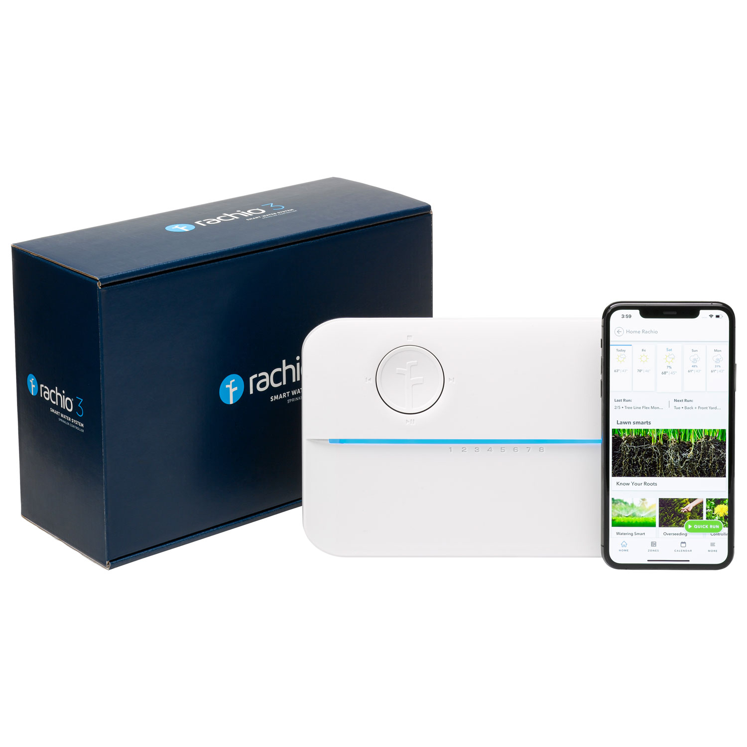 Rachio R3 Smart Sprinkler Controller. 8 Zone
