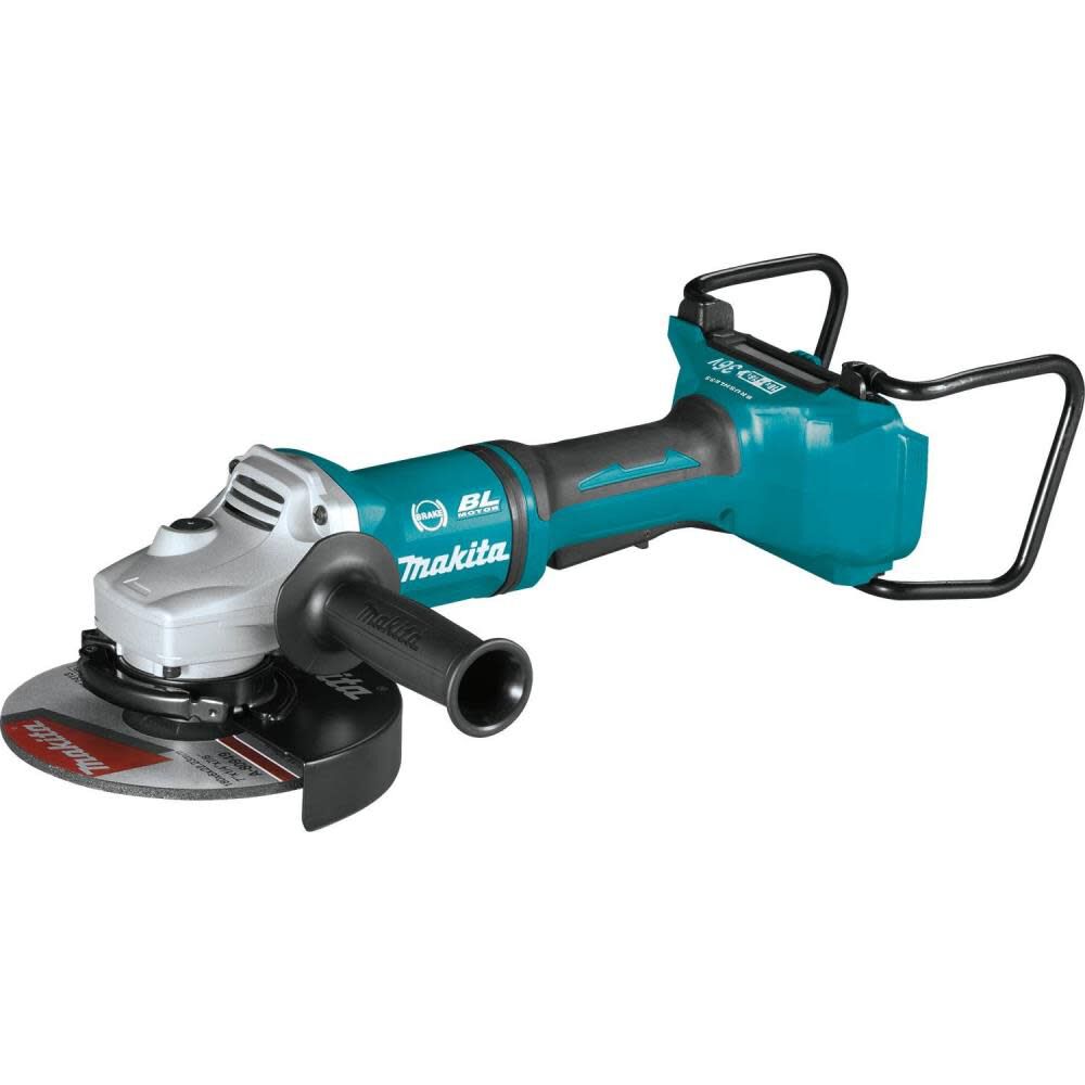 Makita 18V X2 LXT Lithium-Ion (36V) Brushless Cordless 7″ Paddle Switch Cut-Off/Angle Grinder. Tool Only