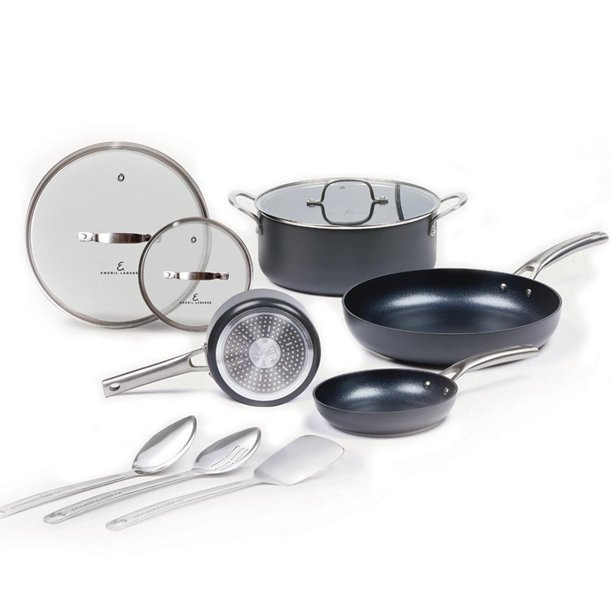 Emeril Lagasse Forever Pans Hard-Anodized Nonstick Pots and Pans. 10-pc. Cookware Set