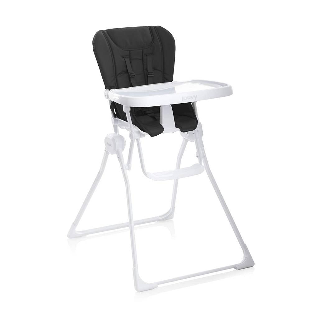 Joovy Nook Baby High Chair Compact Fold Swing Open Tray. Black