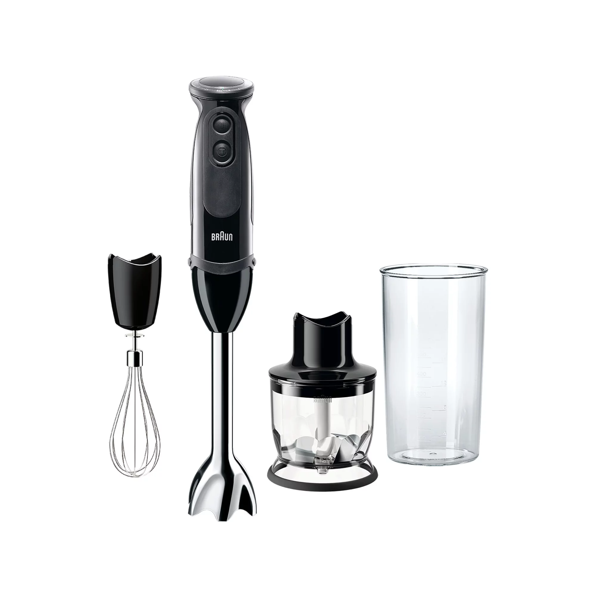 Braun Multi Quick 5 Varo Hand Blender with 21 Speeds. Whisk. and 1.5-Cup Chopper
