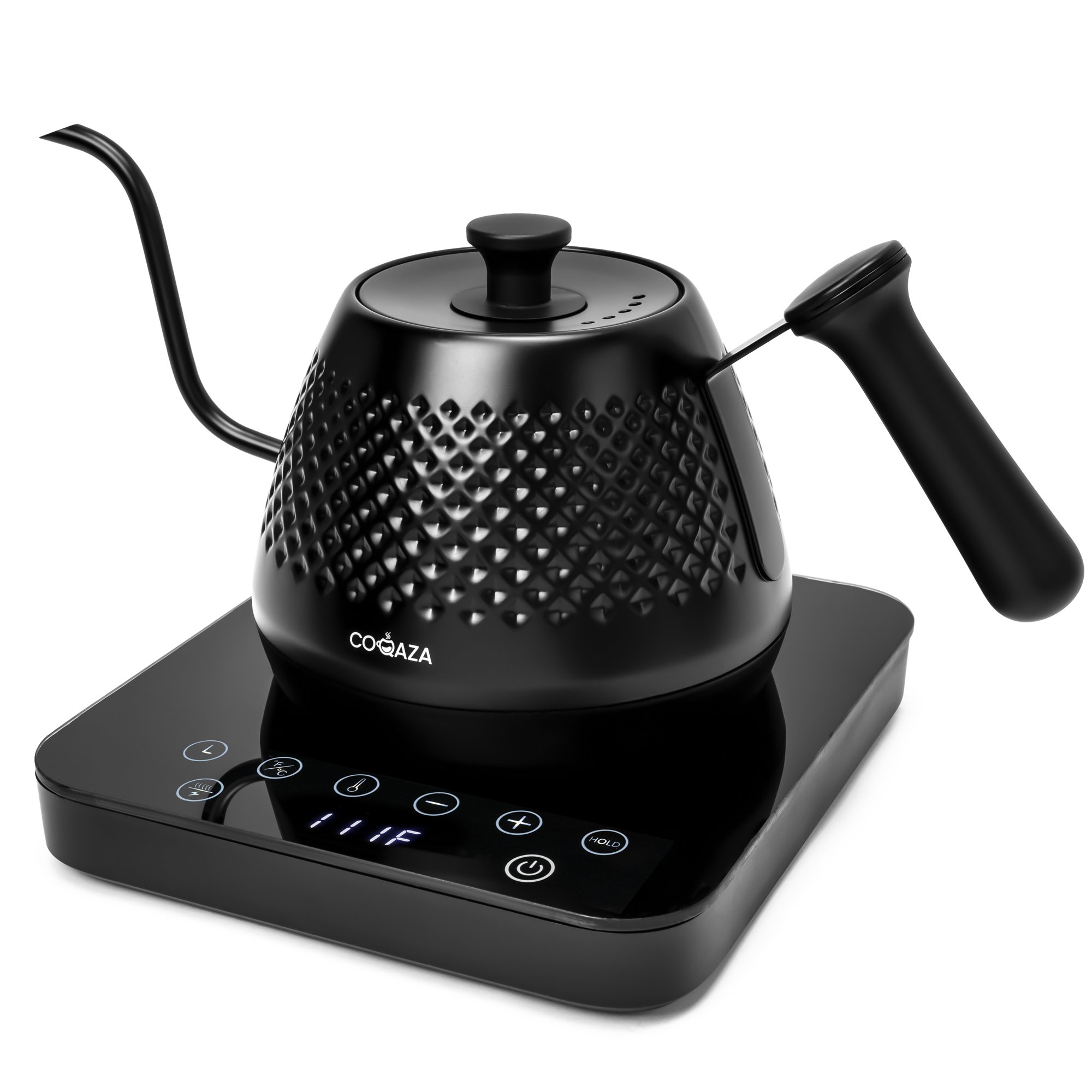 Coqaza Electric Gooseneck Kettle. Pour Over Coffee kettle and Tea Maker. 0.6L