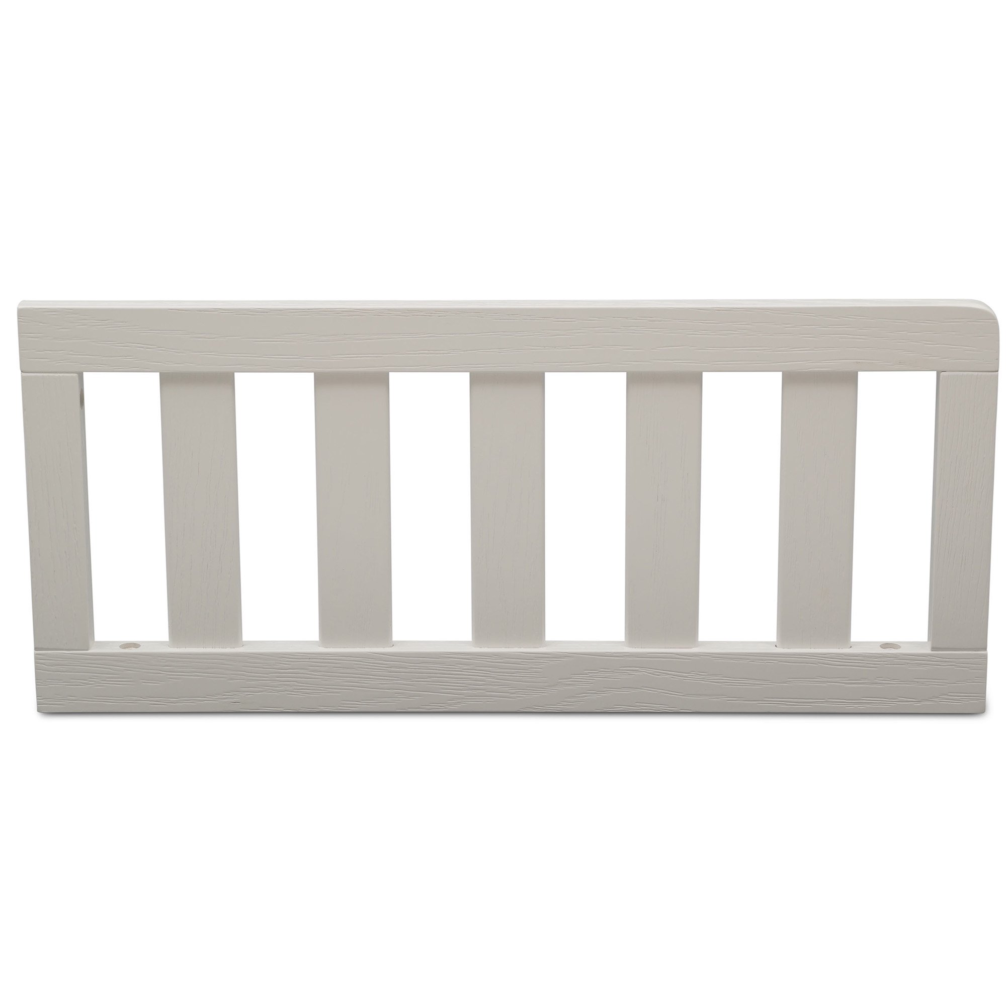 Delta Children Toddler Guardrail W0060. Greenguard Gold Certified. Textured White