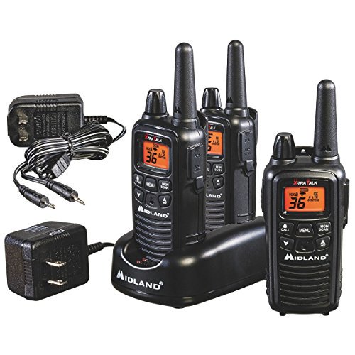 Midland LXT600 Extended-Range Walkie Talkies. 3-Pack