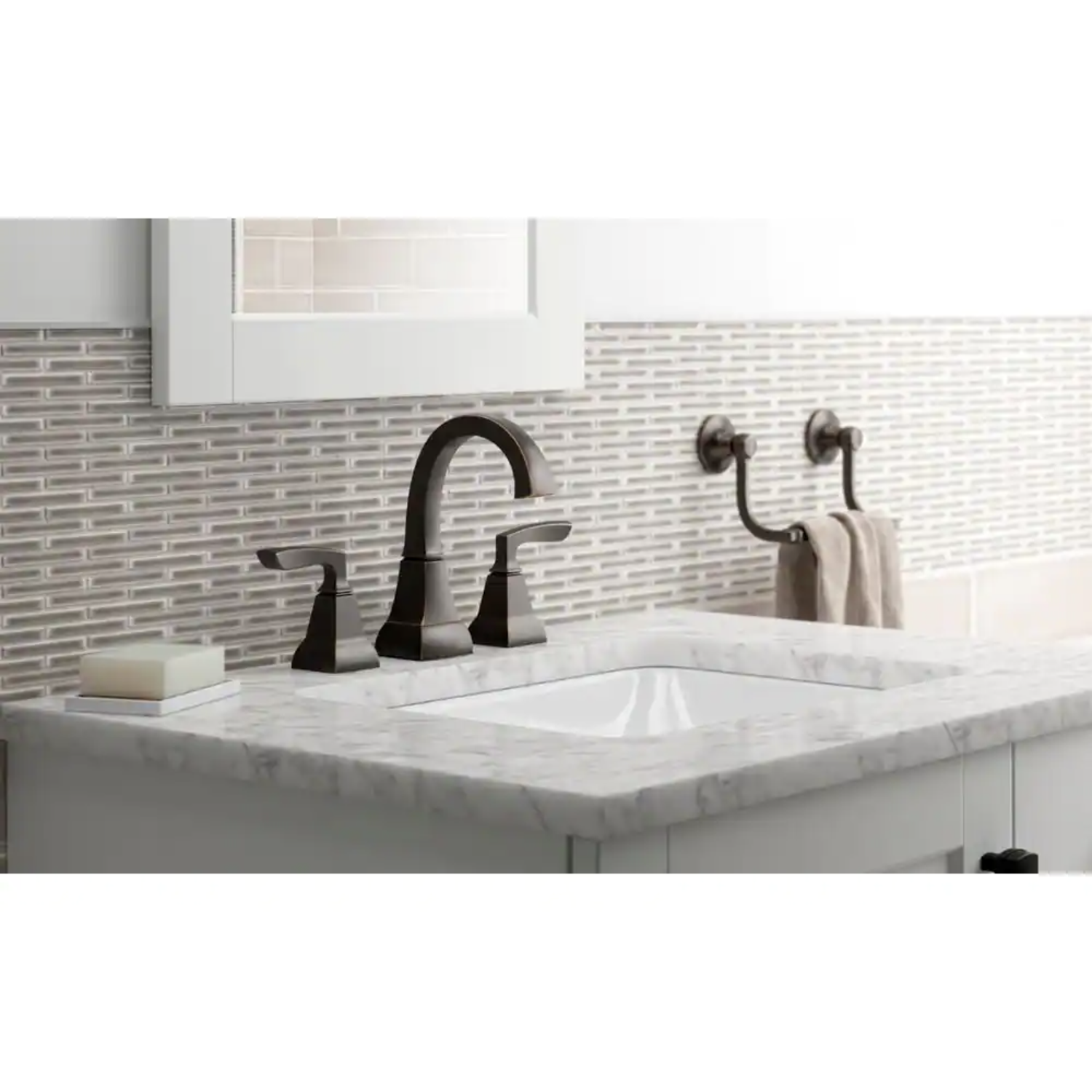 Kohler Kallan 8 in. Widespread 2-Handle Bathroom Faucet in Oil-Rubbed Bronze