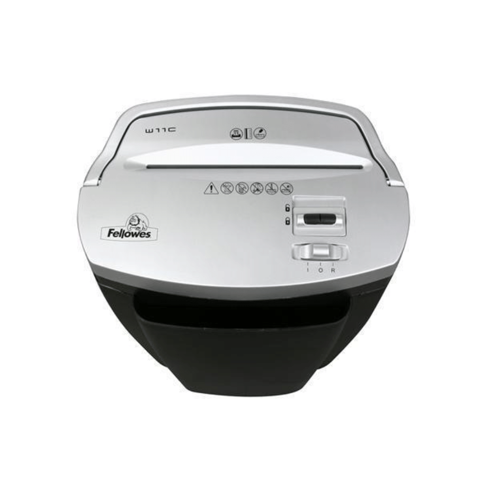 Fellowes Powershred W11C 11-Sheet Personal Cross-Cut Paper Shredder