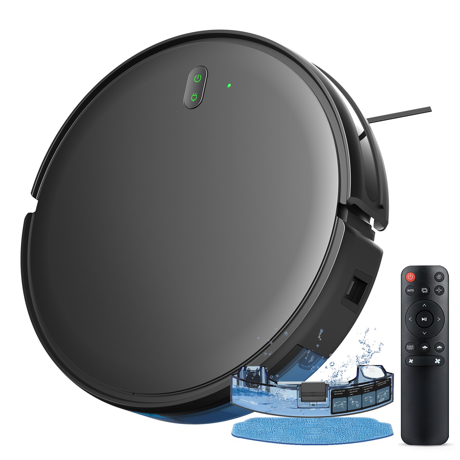 Onson B10 2-In-1 Robot Vacuum Cleaner. 2000Pa Suction. and Mop Combo