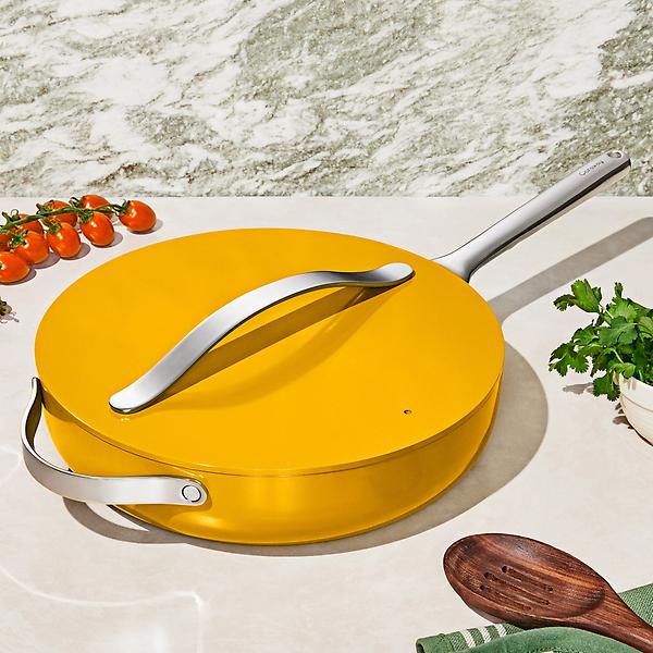 Caraway Home Non-Stick Saute Pan. Marigold