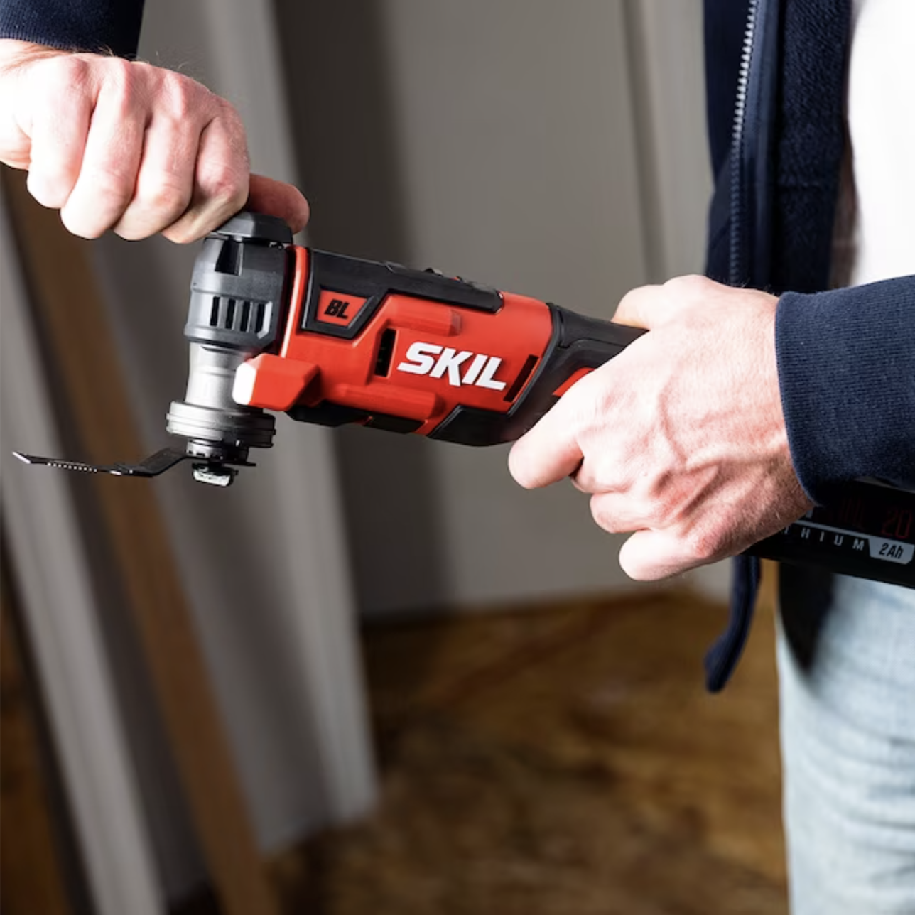 Skil PWR CORE 20 33-Piece Cordless Brushless 20-volt Variable Speed Oscillating Multi-Tool Kit Case (1-Battery Included)