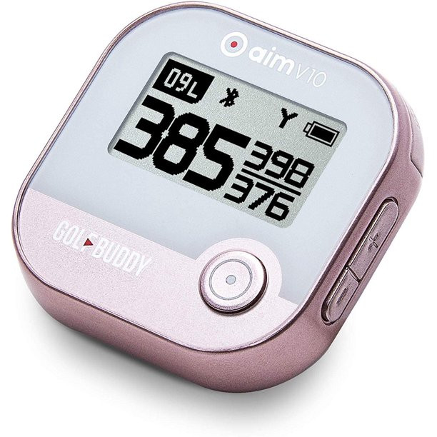 GolfBuddy Aim V10 Talking Golf GPS Rose Gold (V10 GPS)