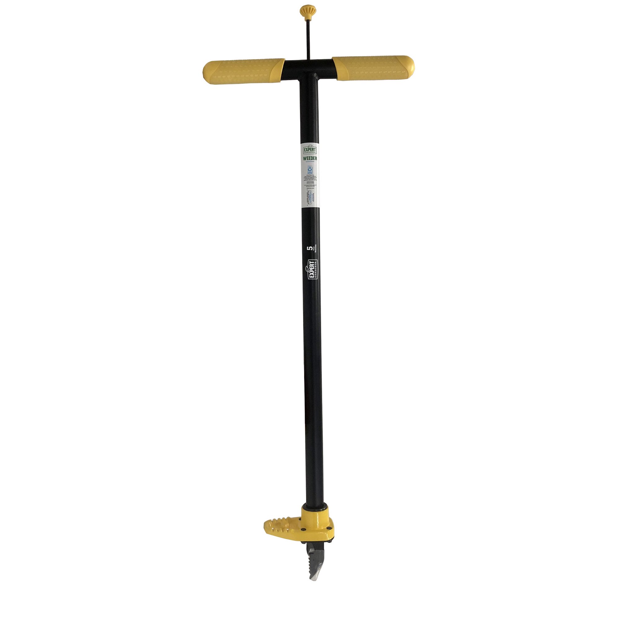 Expert Gardener Weeder 43-Inch for Taproot Plants. Black & Yellow