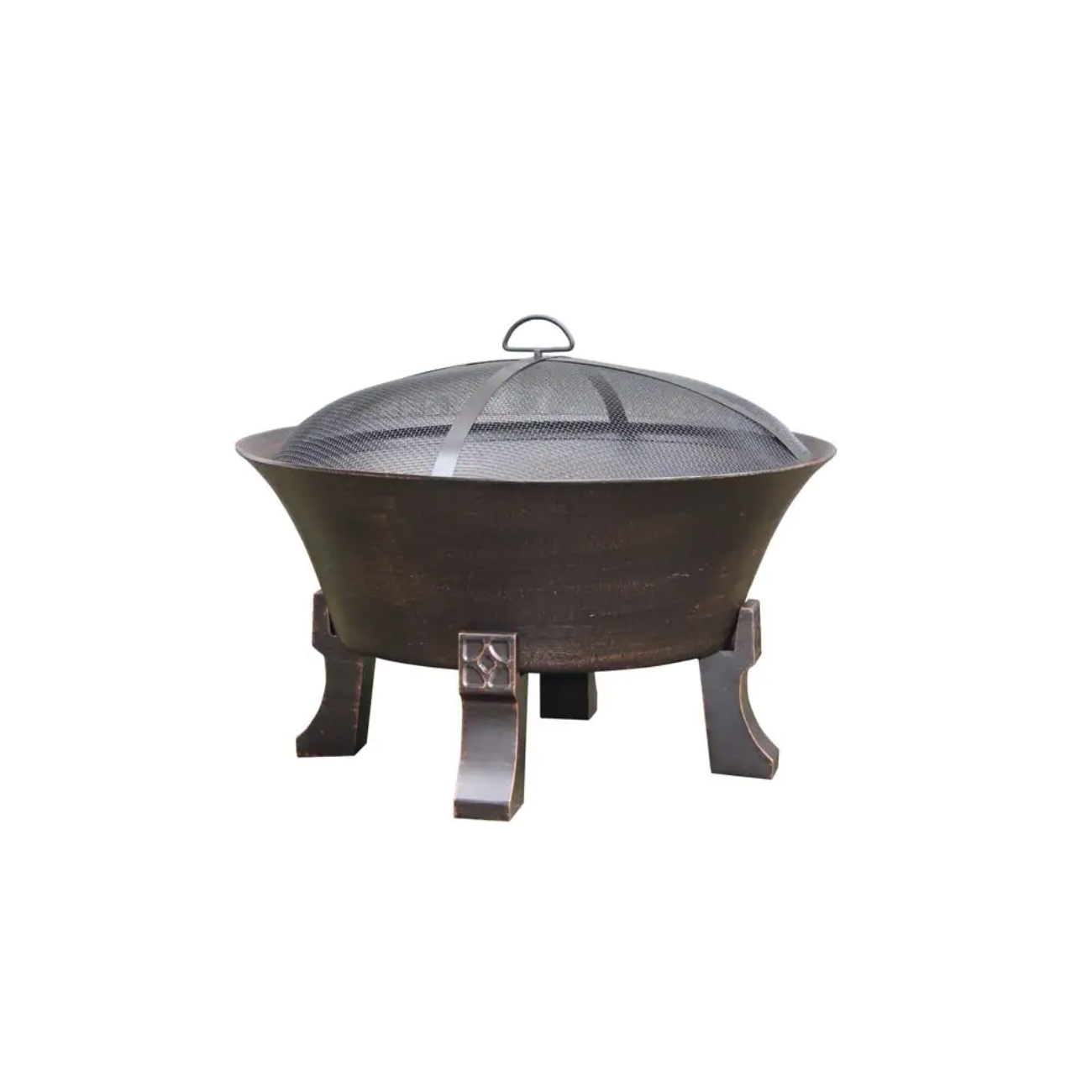 Hampton Bay 26 in. Del Oro Cast Iron Fire Pit