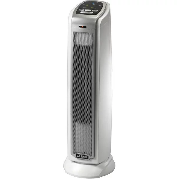 Lasko Oscillating Ceramic Tower Heater. Silver